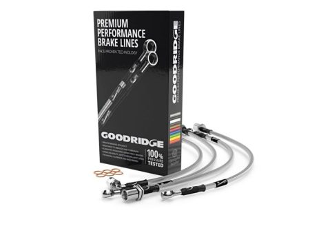 Goodridge 08-12 Subaru STI (6 Speed) Clear Stainless Steel Clutch Line For Cheap