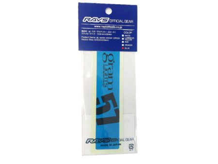 Gram Lights 57DR 57CR Spoke Sticker Blue (2 PCS) Sale