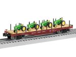 Lionel # 2426140 Milwaukee Road 40  Flatcar w John Deere Tractor Load Cheap