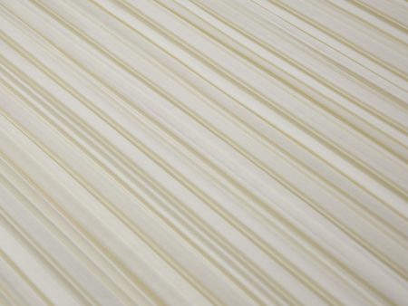 Mushroom Pleated Ivory Polyester Taffeta - Bridal Discount