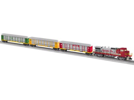 Lionel # 2323030 Santa Fe AutoRack LionChief Set Online Hot Sale