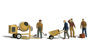 Woodland Scenics # A2753 O Scale Masonry Workers For Sale