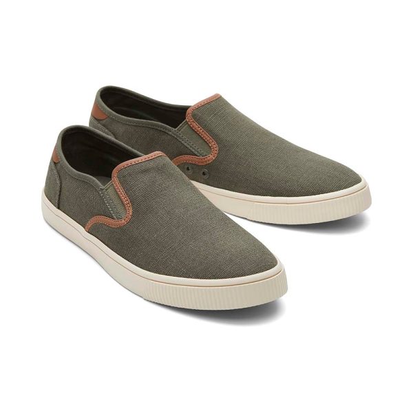 Toms Baja Men s Slip On - Synthetic Nubuck Trim For Discount