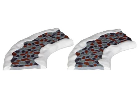 Lemax # 34663 2-Piece Stone Road Curved on Sale