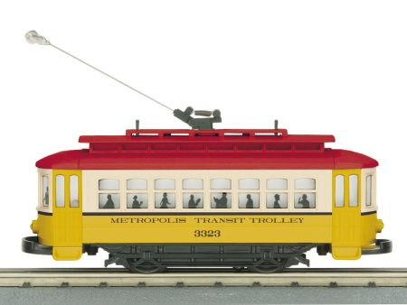 MTH 30-5216 Bump-N-Go Trolley Metropolis Transit Online Hot Sale