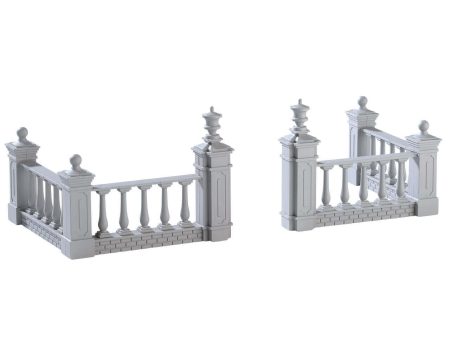 Lemax # 74237 Plaza Fence, Set Of 4 on Sale