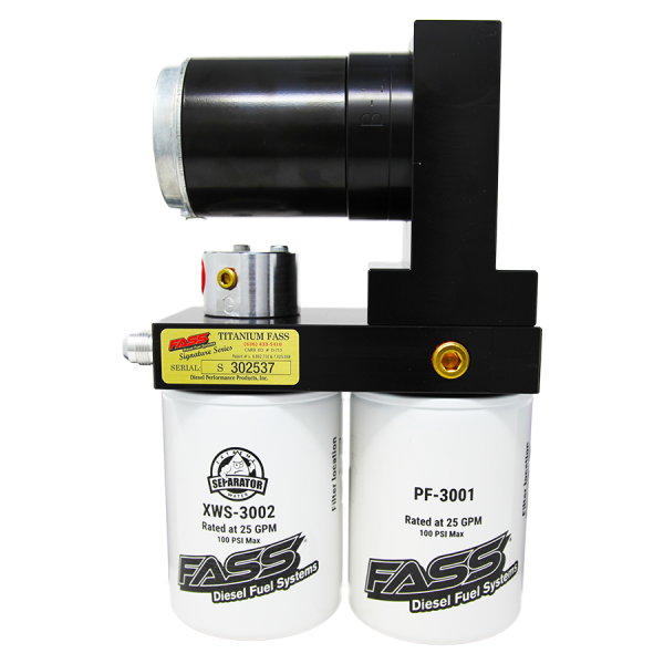 FASS 89-93 Dodge 2500 3500 Cummins 165gph Titanium Signature Series Fuel Air Separation System Online Sale