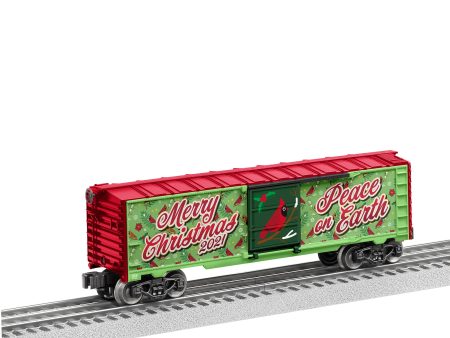 Lionel # 2128190 2021 Christmas Boxcar Online now