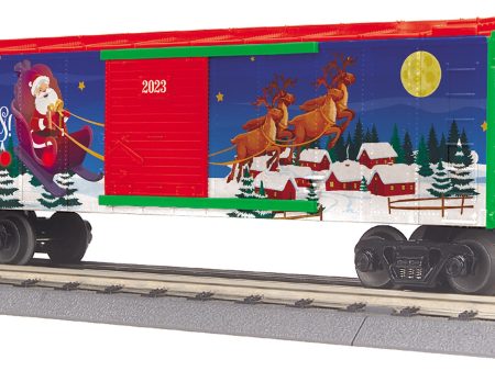 MTH # 30-71154 2023 Christmas [Santa] Box Car Supply