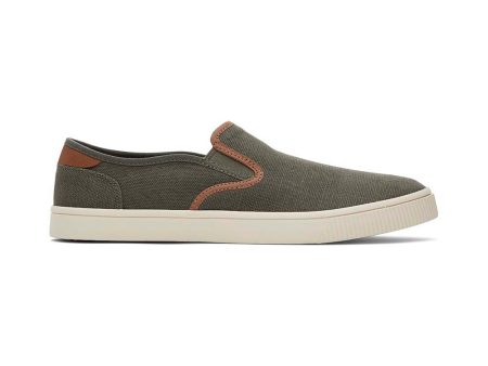 Toms Baja Men s Slip On - Synthetic Nubuck Trim For Discount