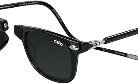 Clic Expandable Magnetic Sunglasses, Polarized Lenses, Adjustable Temple, Permanent Headband, Ashbury Supply