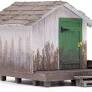 Woodland Scenics # BR5857 Wood Shack Built & Ready O Scale Online Sale