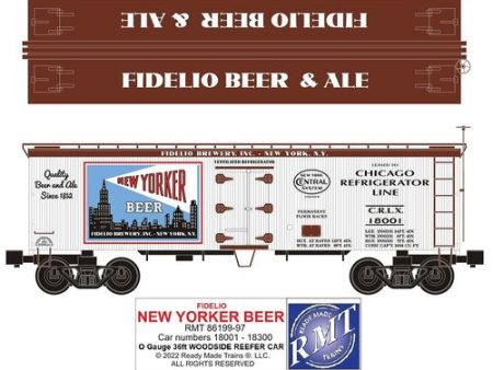 RMT # 8619997 New Yorker Beer Wood Side Reefer Car Fashion