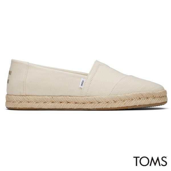 Toms Wmns Alpargata Rope 2.0 Natural Recycled Cotton Slubby Online now