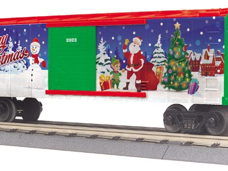 MTH # 30-71113 2022 Christmas Box Car Discount