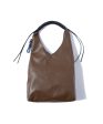 TECH LEATHER WRAPPING HANDLE TOTE Cheap