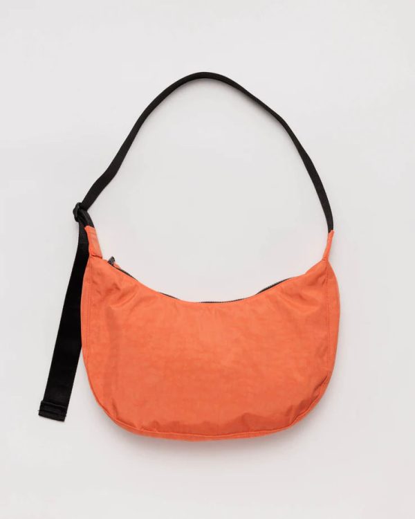 Medium Nylon Crescent Bag (37.5  Strap) For Sale