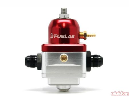 Fuelab 529 Electronic EFI Adjustable FPR (1) -6AN In (1) -6AN Return - Red Hot on Sale