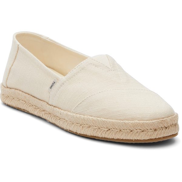 Toms Wmns Alpargata Rope 2.0 Natural Recycled Cotton Slubby Online now