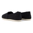 Toms Wmns Alpargata Black Sparkle Knit on Sale