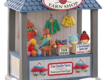 Lemax #04760 The Knit  N Needle Yarn Shop For Discount