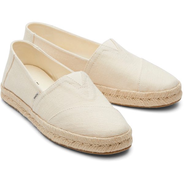 Toms Wmns Alpargata Rope 2.0 Natural Recycled Cotton Slubby Online now