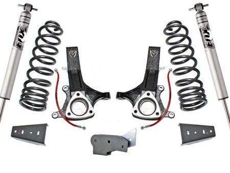 MaxTrac 09-18 RAM 1500 2WD 4.5in 3in MaxPro Elite Spindle Lift Kit w FOX Shocks Online now