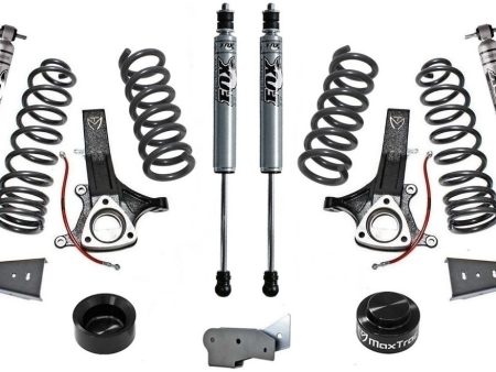 MaxTrac 14-18 RAM 1500 2WD Eco Diesel 6.5in 4.5in MaxPro Elite Lift Kit w FOX Shocks Sale