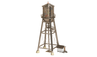 Woodland Scenics # BR5866 Rustic Water Tower Built & Ready O Scale Supply