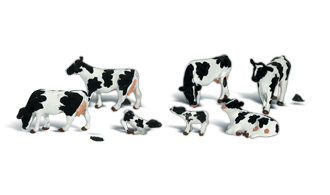 Woodland Scenics # A2724 O Scale Holstein Cows Discount