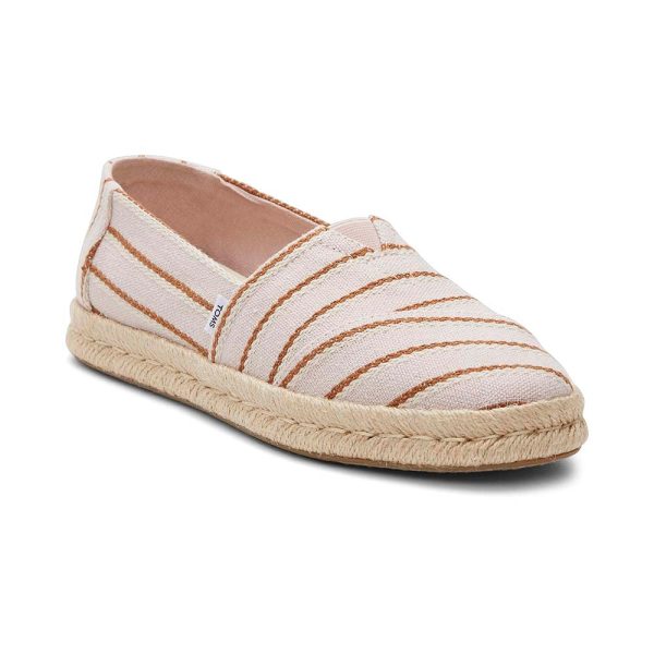 Toms Alpargata Women s Rope 2.0 Woven Stripes Slip On Online