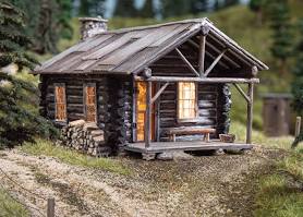 Woodland Scenics # BR5875 Cozy Cabin Built-&-Ready O Scale Supply