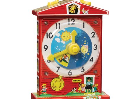 Fisher Price # 01698 Music Box Teaching Clock Cheap