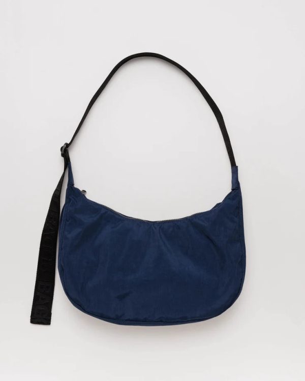 Medium Nylon Crescent Bag (37.5  Strap) For Sale