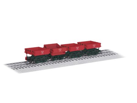 Lionel# 2026020 Christmas Side Dump Cars 4-Pack For Sale