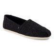 Toms Wmns Alpargata Black Sparkle Knit on Sale