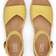 Toms Women Abby Yellow Flatform Espadrille Sandal Cheap