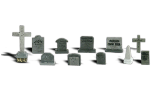 Woodland Scenics # A2726 O Scale Tombstones Online