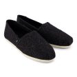 Toms Wmns Alpargata Black Sparkle Knit on Sale