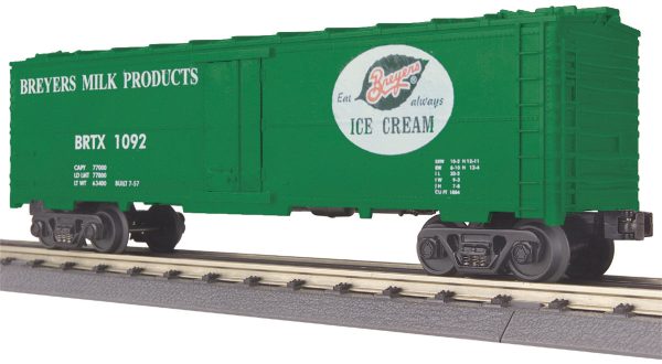 MTH # 30-78190 Breyers Modern Reefer Car Online Sale