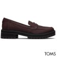 Toms Wmns Cara Blackberry Leather Discount