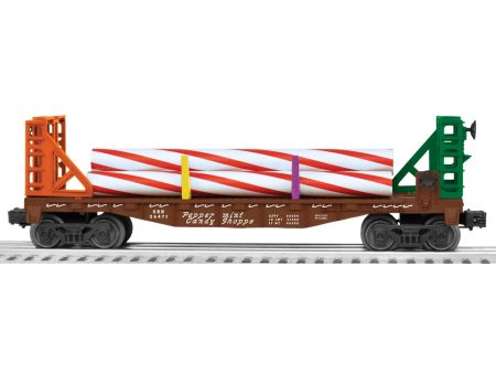 Lionel # 26471 Gingerbread Flat Car with Candy Canes Online now