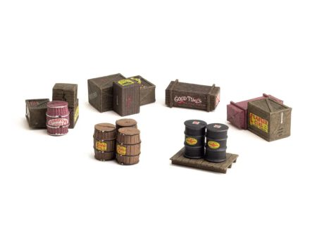 Woodland Scenics # A2739 O Scale Assorted Crates Hot on Sale