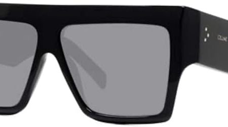 Celine Sunglasses Black Frame, Grey-Black Lenses, 60MM Online now