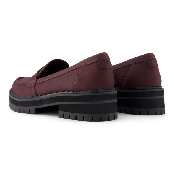 Toms Wmns Cara Blackberry Leather Discount