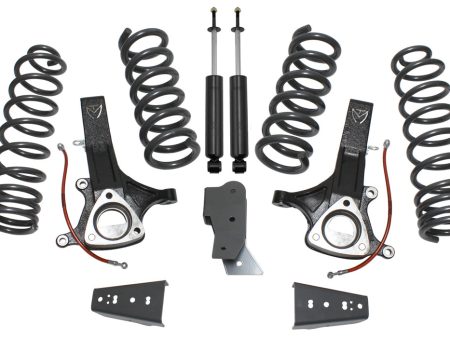 MaxTrac 09-18 RAM 1500 2WD 5.7L V8 Hemi 7in 4.5in MaxPro Spindle Lift Kit w MaxTrac Shocks Supply