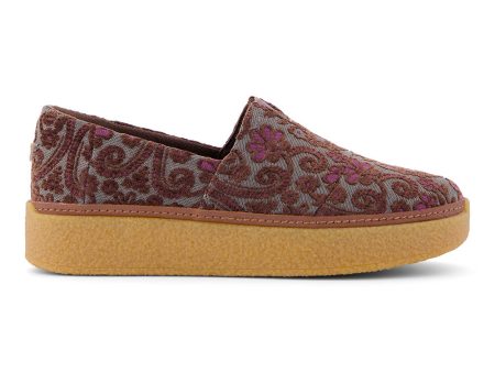 Toms Wmns Adelaide Basil Green Brocade Fashion