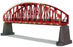 MTH # 40-1115 O Steel Arch Bridge w  Op. Christmas Lights Fashion