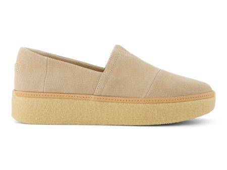 Toms Wmns Adelaide Oatmeal Suede Cheap