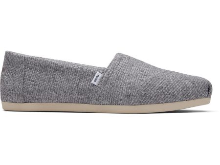 Toms Wmns Alpargata Ultimate Gray Sparkle Knit Cheap